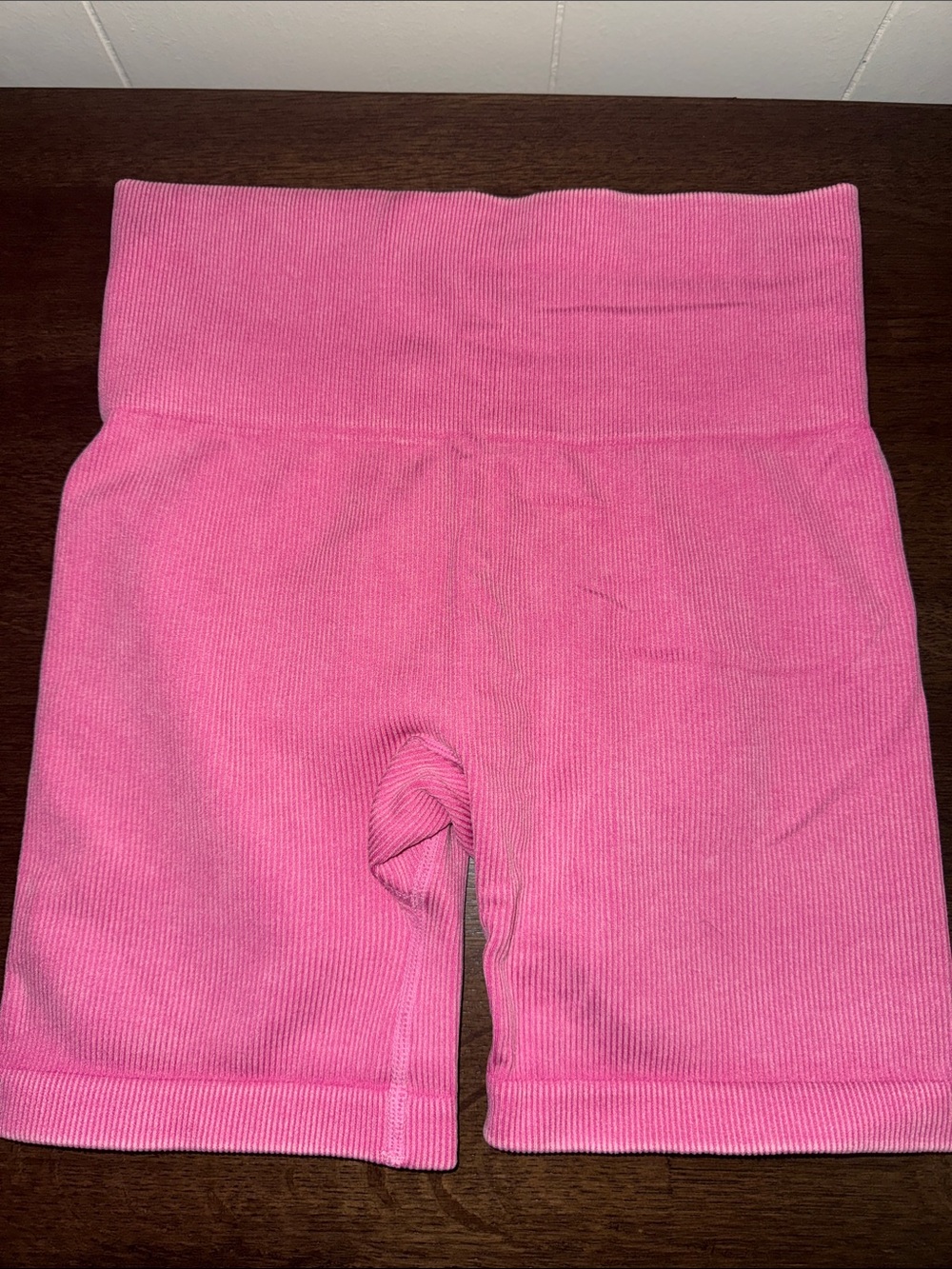 JoyLab Pink Ribbed Bike Shorts - Picture 3 of 3